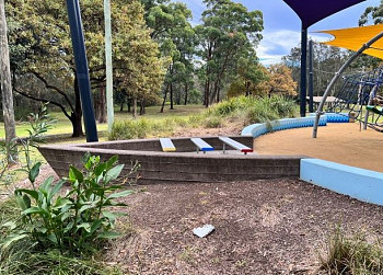 EM021 Metro Benches with custom power coated end caps - Canterbury Bankstown Council Upgrade - B.JPG